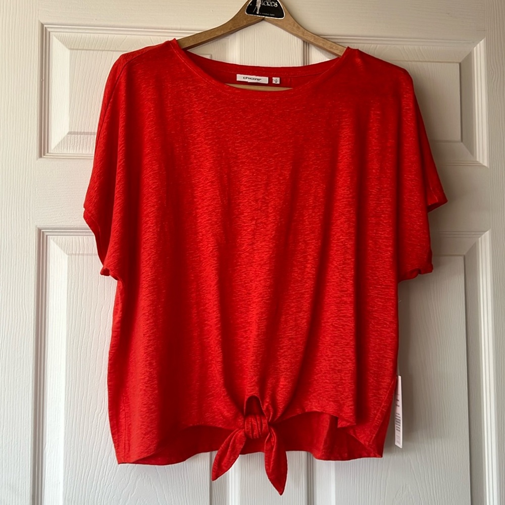 Chicos front tie top
Size 1